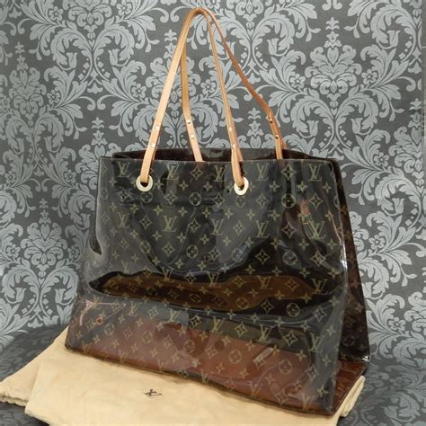 sac louis vuitton en plastique transparent|vintage Louis Vuitton handbags.